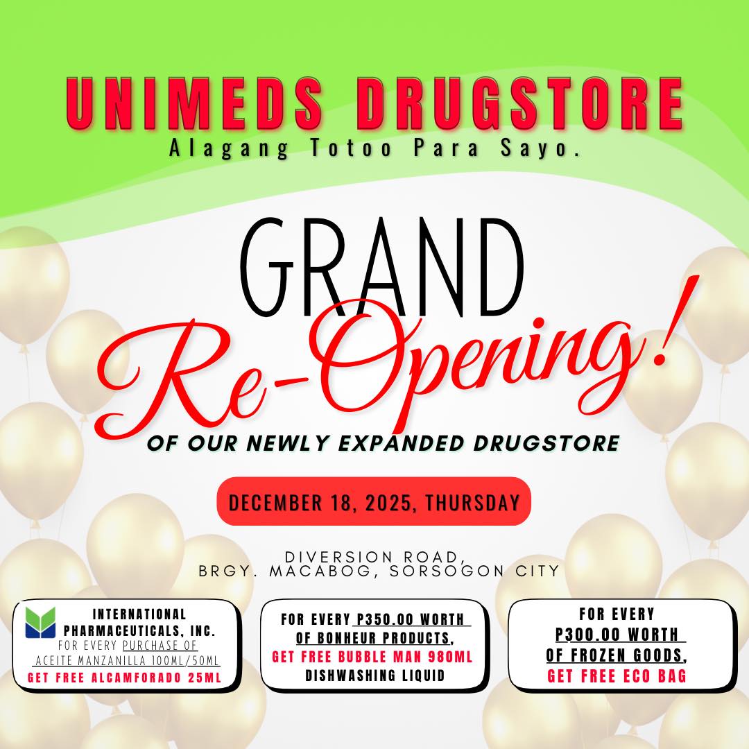 Grand Re-opening on December 18, 2025 (Thursday).